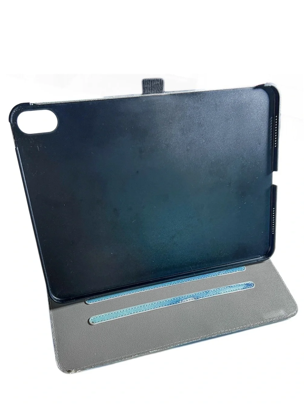 iPad Air 4th Gen 10.9” Blue Marble Folio Case Multi Angle Stand Cover